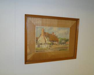 This is two of two, of the Mid Century Modern framed art