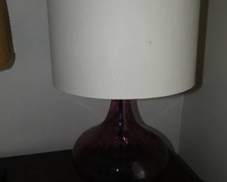 Purple lamp