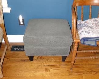 Footstool, or ottoman.