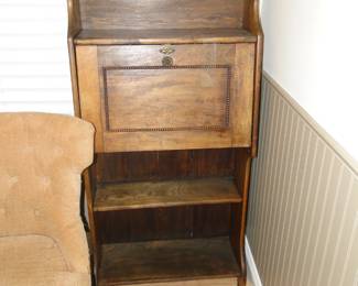 Vintage wooden hutch or secretary, or writing desk