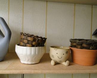 Plant pots and baskets