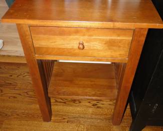 Mission style side table
