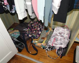 Yeah, maybe tomorrow we can put these Vera Bradley bags on the table