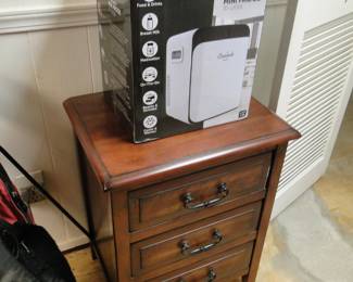Mini Fridge on table