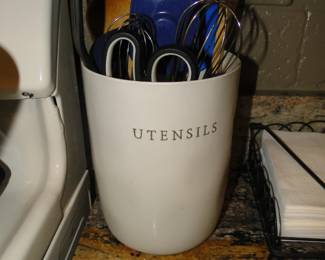 Utensils. Seriously, that is what it says