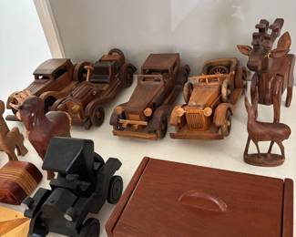 Handmade wooden treasures