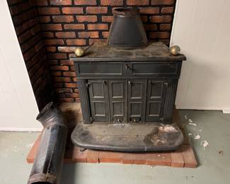 Franklin stove is in basement. Needs to be hauled by purchaser