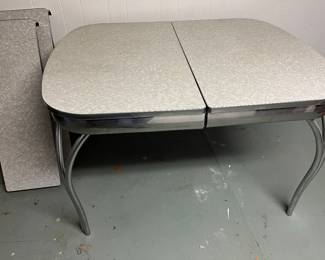 Retro dining table with leaves