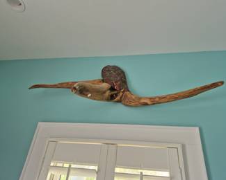 Wooden sea turtle  $90