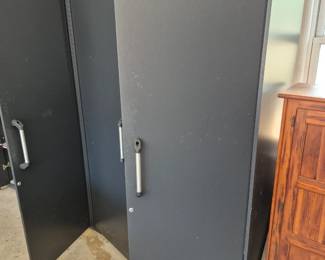 3 storage cabinets