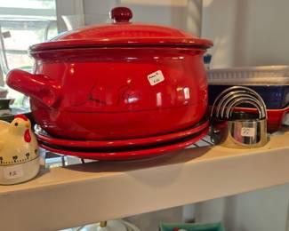 Momma Ro Casserole & plates