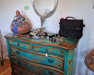 Maitland Smith painted chest