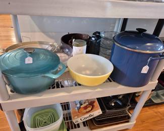 Le Crueset and Pyrex