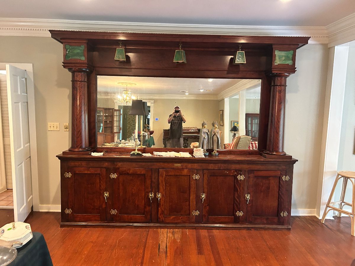 Antique soda shop/pharmacy back bar...totally unique piece in excelle t condition.