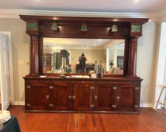 Antique soda shop/pharmacy back bar...totally unique piece in excelle t condition.