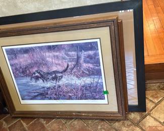 Lots of ducks unlimited signed prints