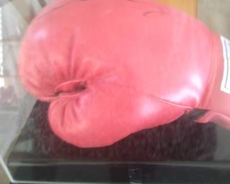 Oscar de la Hoya autographed boxing glove