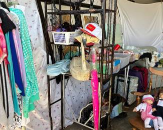 Gorgeous Baker’s Rack and wooden goose