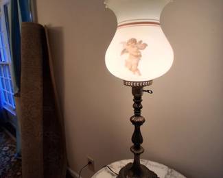 Marble Top Side Table 