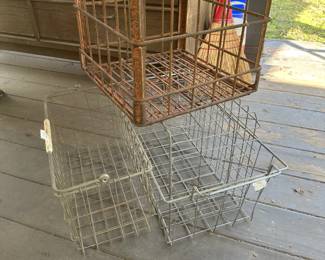 Old Wire baskets