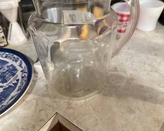 vintage 1940's Anchor Hocking pitcher