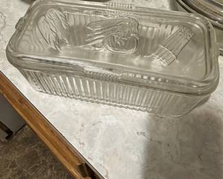 Covered refrigerator dish