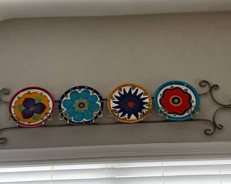 Collector Plates with Iron Stand