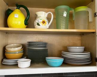 Hard to find Vintage pitchers and dishes