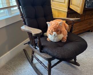 Wooden rocking chair