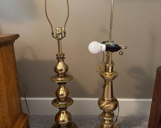 Brass lamps