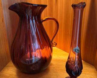 Fenton glass and Blenko glass