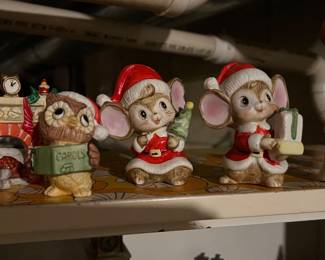 Homco Santa mice