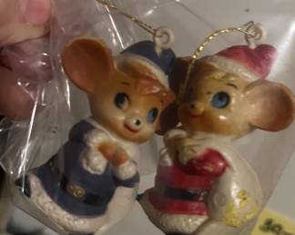 Vintage Christmas ornaments 