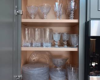 sandwich glass vintage dishes