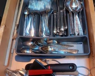stainless flatware