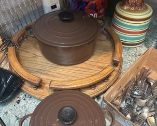 Vintage Le Creuset Dutch ovens