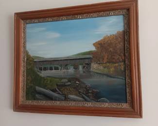 original 1963 dated oil painting