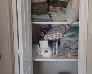 Towels linens, shop vac