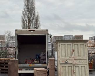 antique pine cabinets, housekeeper's chests