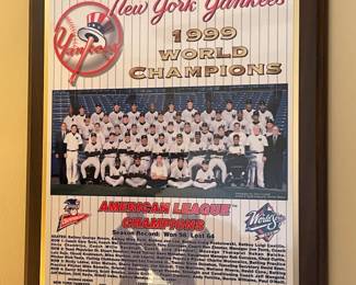 NY Yankees Wall Plaque