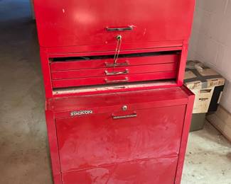 Stack-On Red Modular 3 Piece Tool Storage Chest