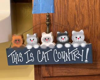 Cat Country Sign