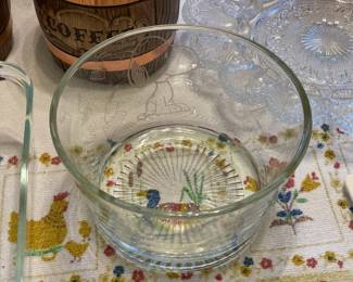 Snoopy Etched Bowl