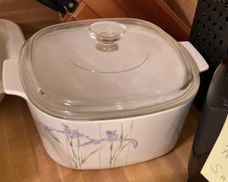 Corningware Pots W/ Glass Lids