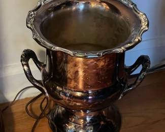 Silver Plated Handled Bucket