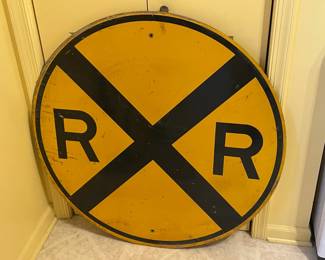 Genuine Rail Road Sign (2 Available)