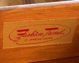 Vintage Fashion Trend By Johnson Carper Mid-Century Modern Headboard