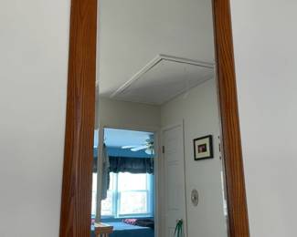 Wooden Wall Mirror