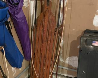 Antique Wooden Sled (2 Available)