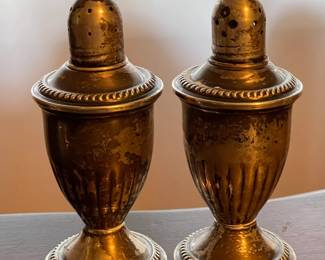 Sterling Silver Weighted Salt & Pepper Shaker Set